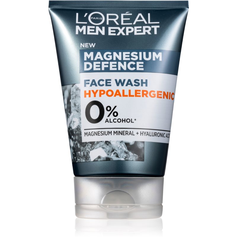 L’Oréal Paris Men Expert Magnesium Defence umývací gél na tvár pre mužov 100 ml