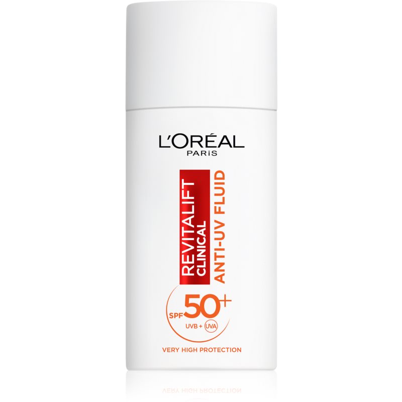 L’Oréal Paris Revitalift Clinical denný pleťový fluid s SPF 50 a vitamínom C SPF 50 50 ml
