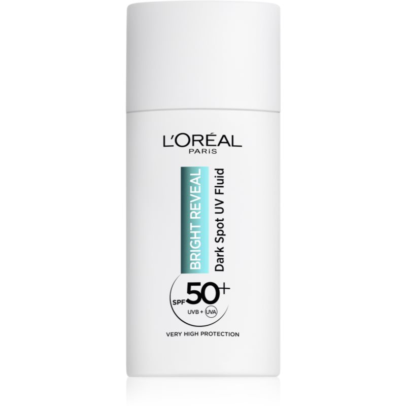 L’Oréal Paris Bright Reveal tekutina proti pigmentovým škvrnám SPF 50 50 ml