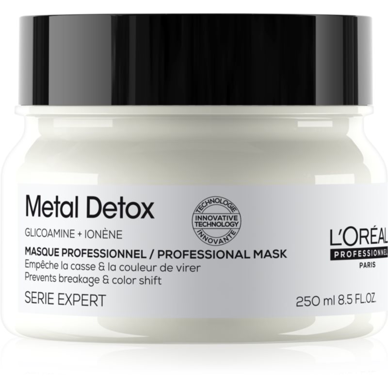 L’Oréal Professionnel Serie Expert Metal Detox hĺbkovo vyživujúca maska pre farbené a poškodené vlasy 250 ml