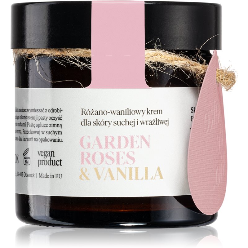 Make Me BIO Garden Roses  Vanilla výživný hydratačný krém pre suchú až veľmi suchú citlivú pleť 60 ml