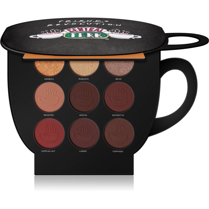 Makeup Revolution X Friends Grab A Cup paletka na tvár odtieň Dark to Deep 25 g