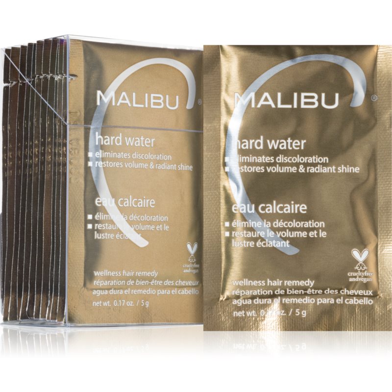 Malibu C Wellness Hair Remedy Hard Water detoxikačná kúra na vlasy 12x5 g