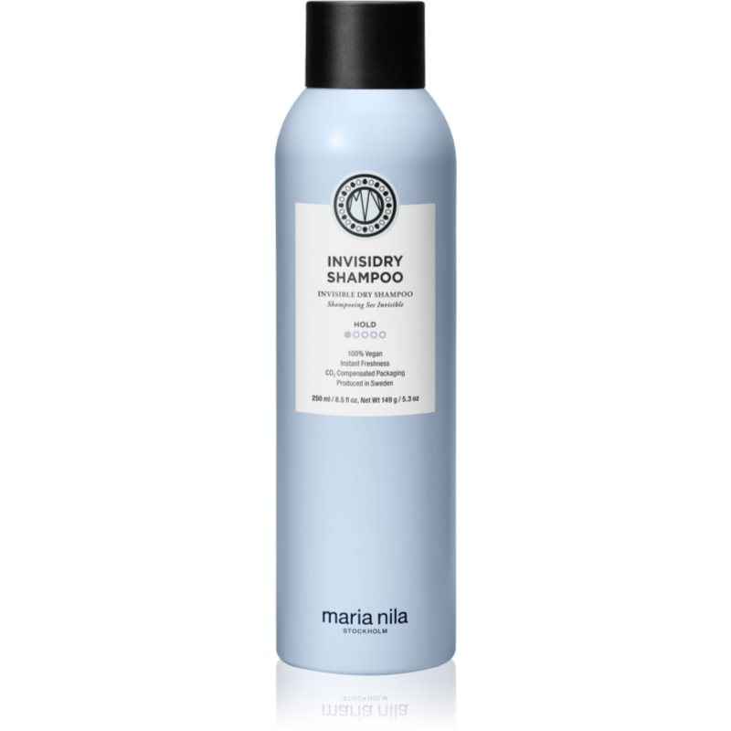 Maria Nila Style  Finish suchý šampón pre mastné tmavé vlasy Invisidry Shampoo 250 ml