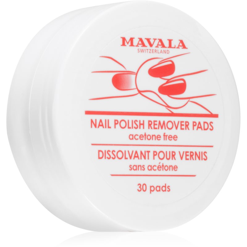 Mavala Nail Polish Remover Pads tampóny bez acetónu 30 ks