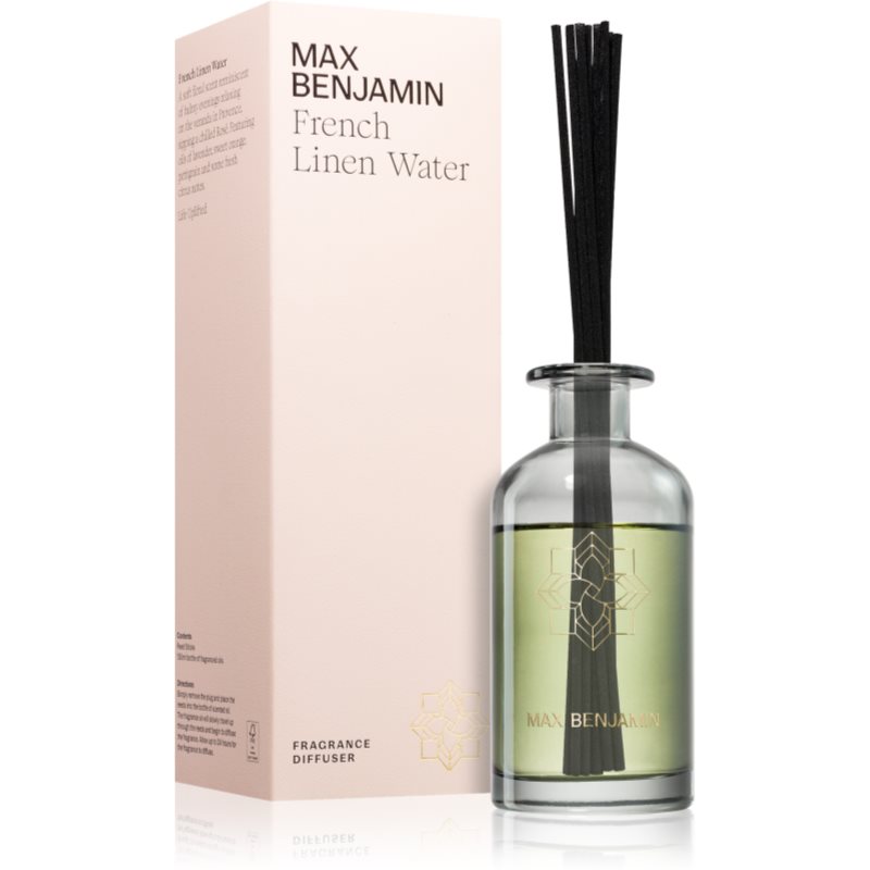 MAX Benjamin French Linen Water aróma difuzér s náplňou 150 ml
