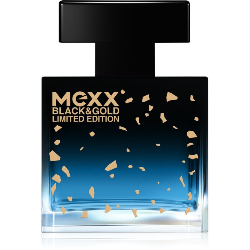 Mexx Black  Gold Limited Edition toaletná voda pre mužov 30 ml