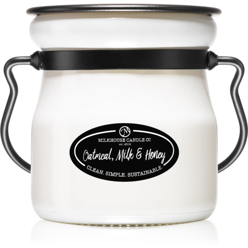Milkhouse Candle Co. Creamery Oatmeal, Milk  Honey vonná sviečka Cream Jar 142 g