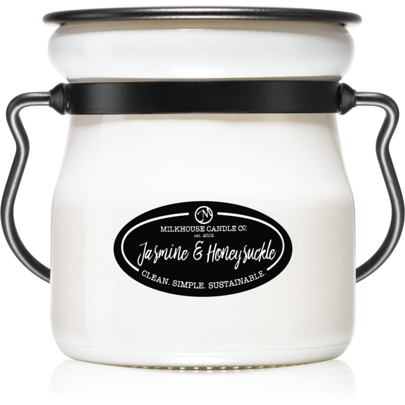 Milkhouse Candle Co. Creamery Jasmine  Honeysuckle vonná sviečka Cream Jar 142 g