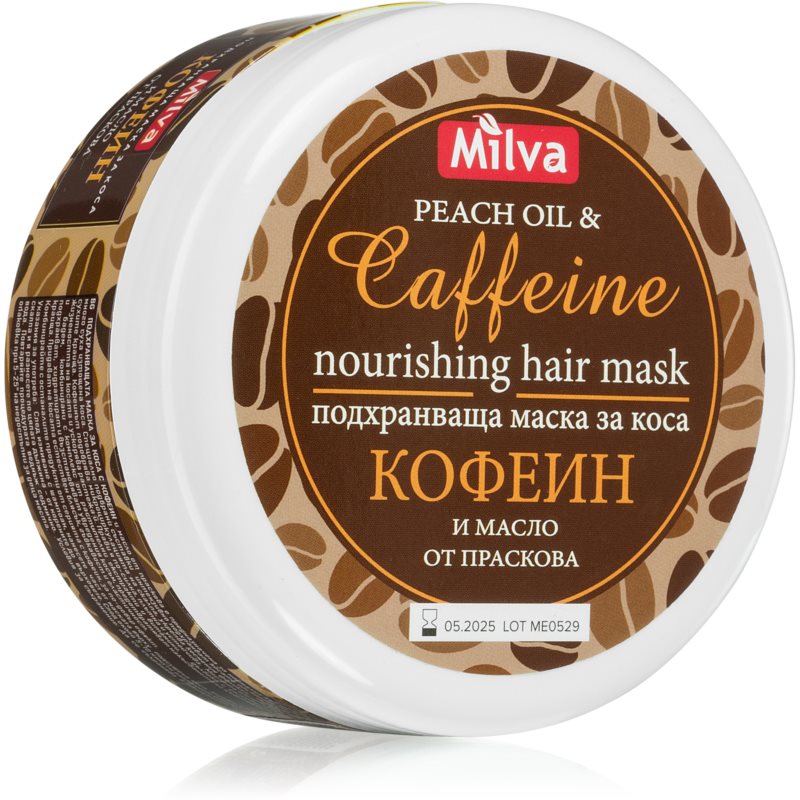 Milva Caffeine vyživujúca maska pre normálne až suché vlasy 250 ml