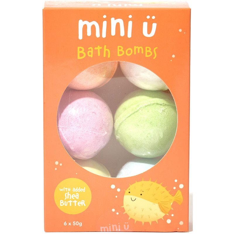 Mini-U Bath Bomb 6 Pack šumivá guľa do kúpeľa 6x50 g
