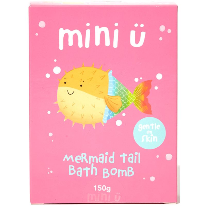 Mini-U Bath Bomb Mermaid Tail šumivá guľa do kúpeľa 150 g