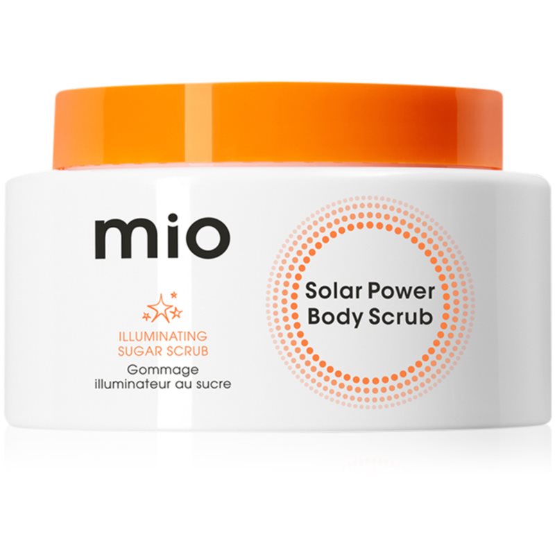 MIO Solar Power Body Scrub cukrový telový peeling pre okamžité rozjasnenie 275 g