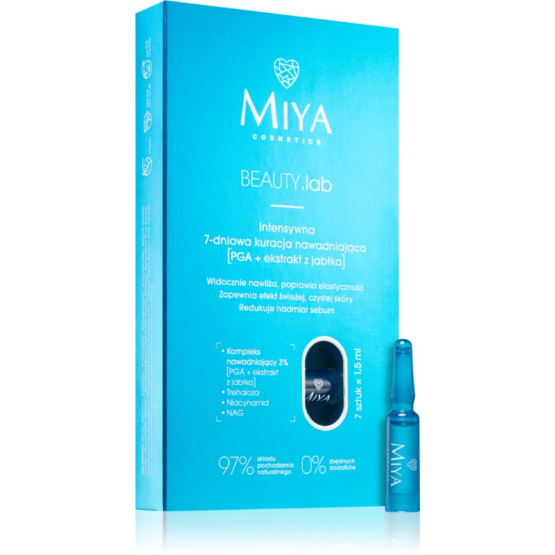 MIYA Cosmetics BEAUTY.lab intenzívna kúra s hydratačným účinkom 7x1,5 ml