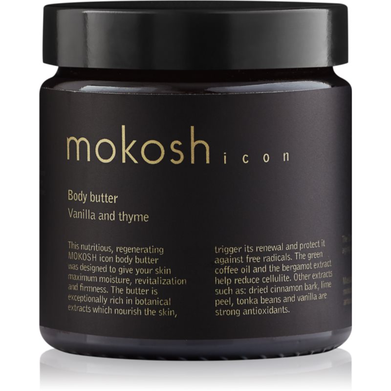 Mokosh Icon Vanilla  Thyme vyživujúce telové maslo 120 ml