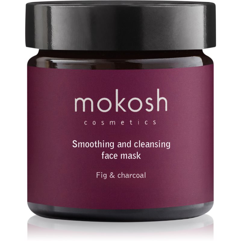 Mokosh Fig  Charcoal čistiaca pleťová maska s vyhladzujúcim efektom 60 ml