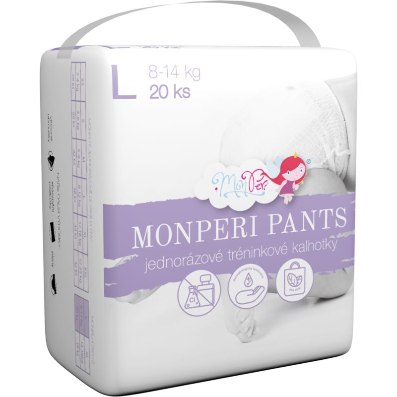 MonPeri Pants Size L jednorazové plienkové nohavičky 20 ks