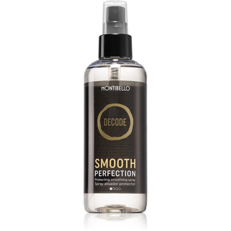 Montibello Decode Smooth Perfection Spray termoochranný sprej pre úpravu žehličkou a kulmou pre jemné vlasy a poškodené vlasy 200 ml