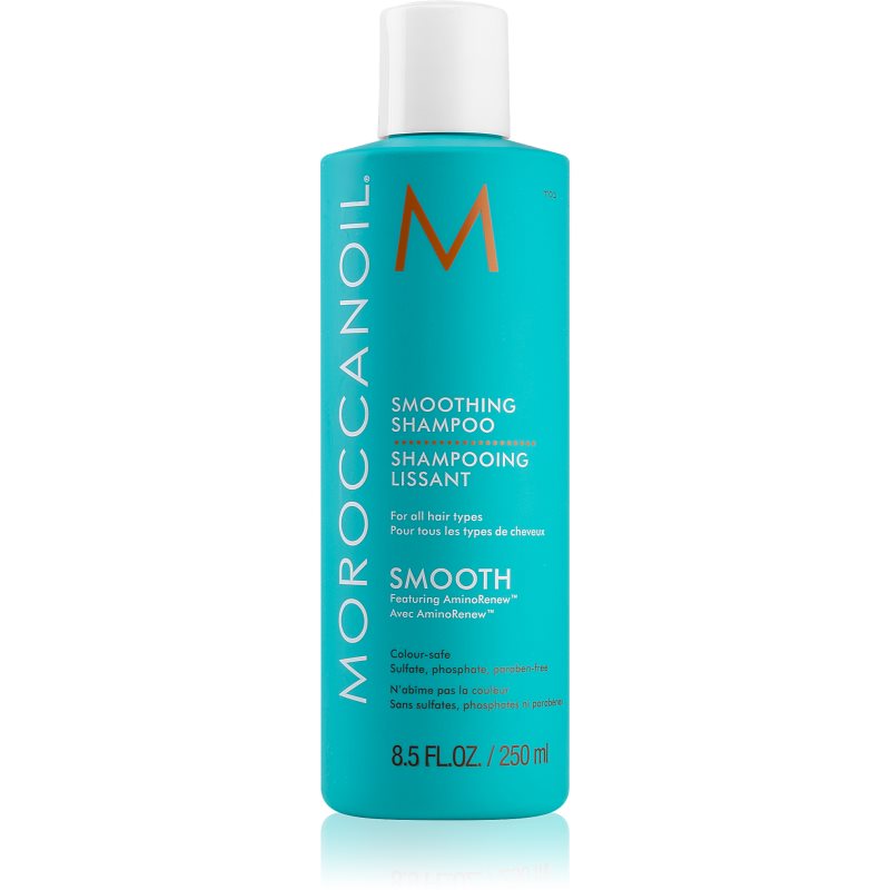 Moroccanoil Smooth obnovujúci šampón pre uhladenie a výživu suchých a nepoddajných vlasov 250 ml