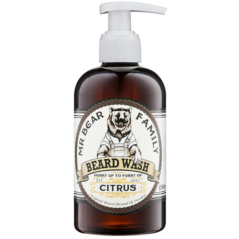 Mr Bear Family Citrus šampón na bradu 250 ml