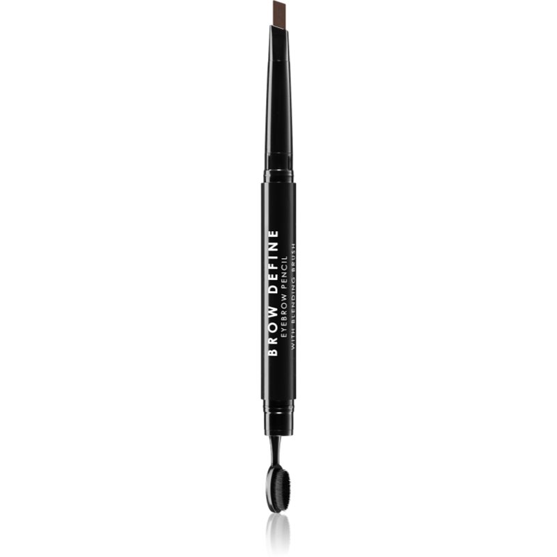 MUA Makeup Academy Brow Define ceruzka na obočie s kefkou odtieň Dark Brown 0,25 g