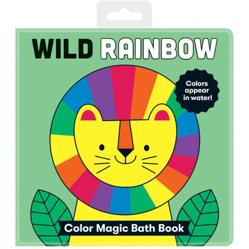 Mudpuppy Color Magic Bath Book Wild Rainbow knižka do vody 0 y 1 ks