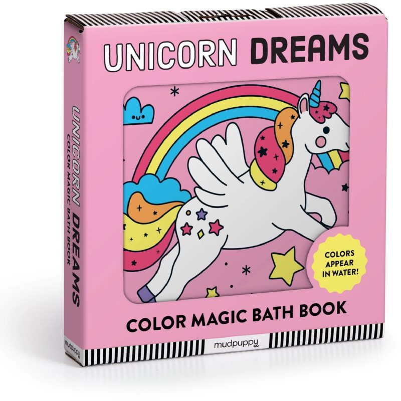 Mudpuppy Color Magic Bath Book Unicorn Dreams knižka do vody 0 y 1 ks