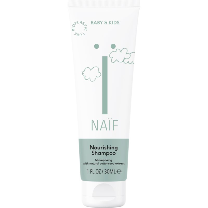 Naif Baby  Kids Nourishing Shampoo výživný šampón pre detskú pokožku hlavy 30 ml