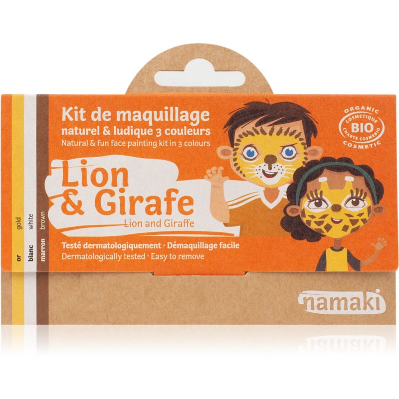 Namaki Color Face Painting Kit Lion  Giraffe sada pre deti 1 ks