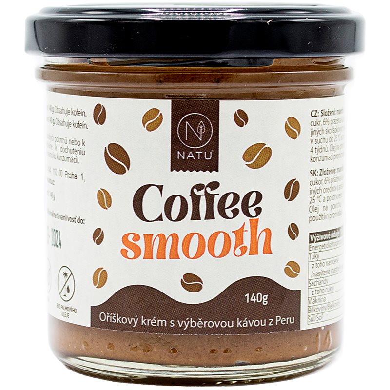 NATU Coffee Smooth orechová nátierka 140 g