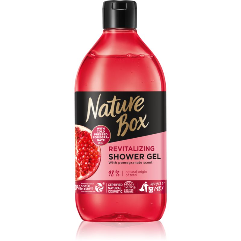 Nature Box Pomegranate energizujúci sprchový gél 385 ml