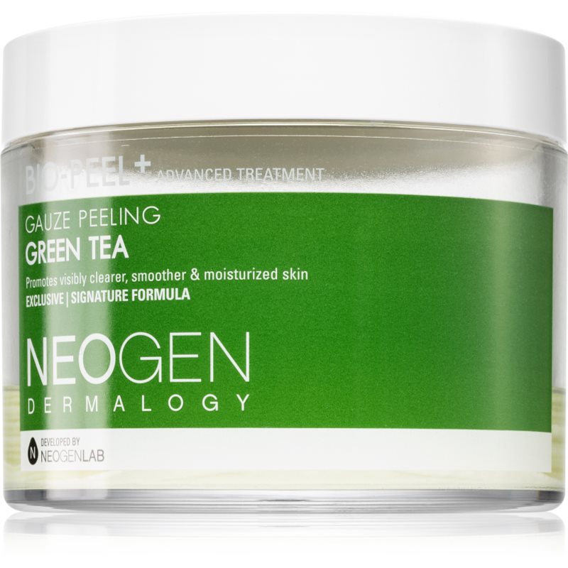 Neogen Dermalogy Bio-Peel Gauze Peeling Green Tea peelingové pleťové tampóny pre rozjasnenie a hydratáciu 30 ks
