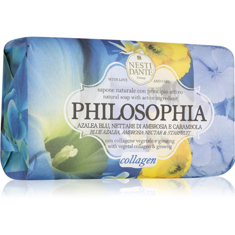 Nesti Dante Philosophia Collagen with Vegetable Collagen  Ginseng prírodné mydlo s kolagénom 250 g