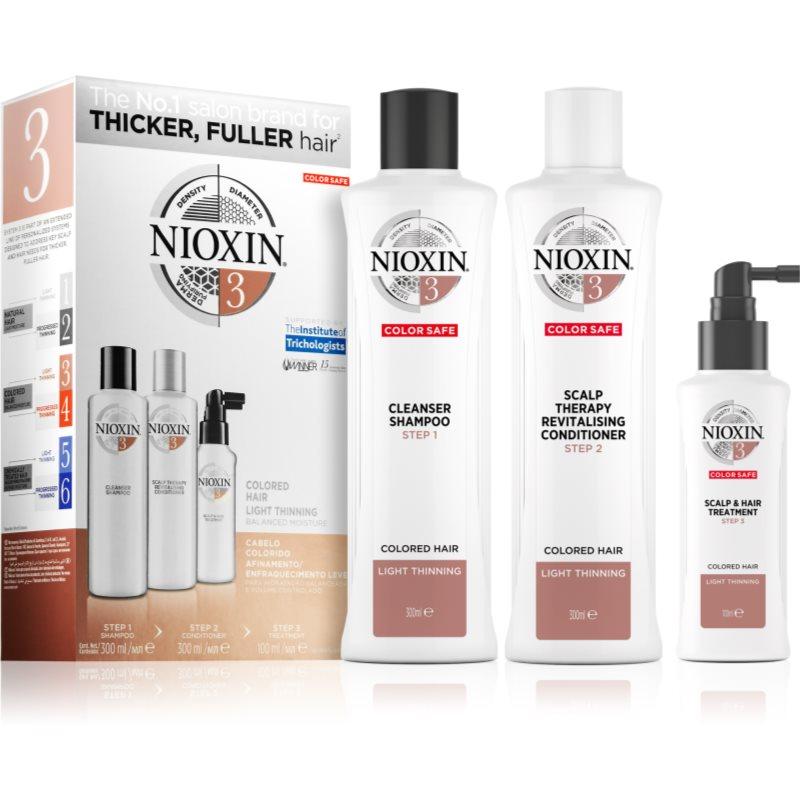 Nioxin System 3 Color Safe darčeková sada pre farbené vlasy