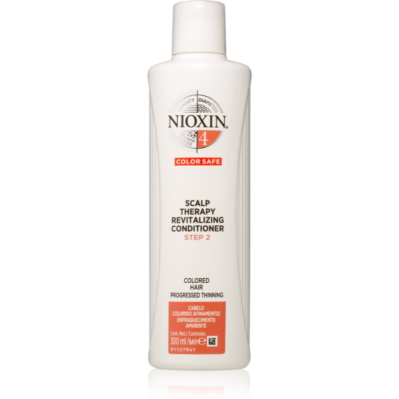 Nioxin System 4 Color Safe hĺbkovo vyživujúci kondicionér pre farbené a poškodené vlasy 300 ml