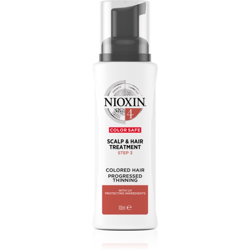 Nioxin System 4 Color Safe kúra pre výrazne rednúce, jemné a chemicky ošetrené vlasy 100 ml