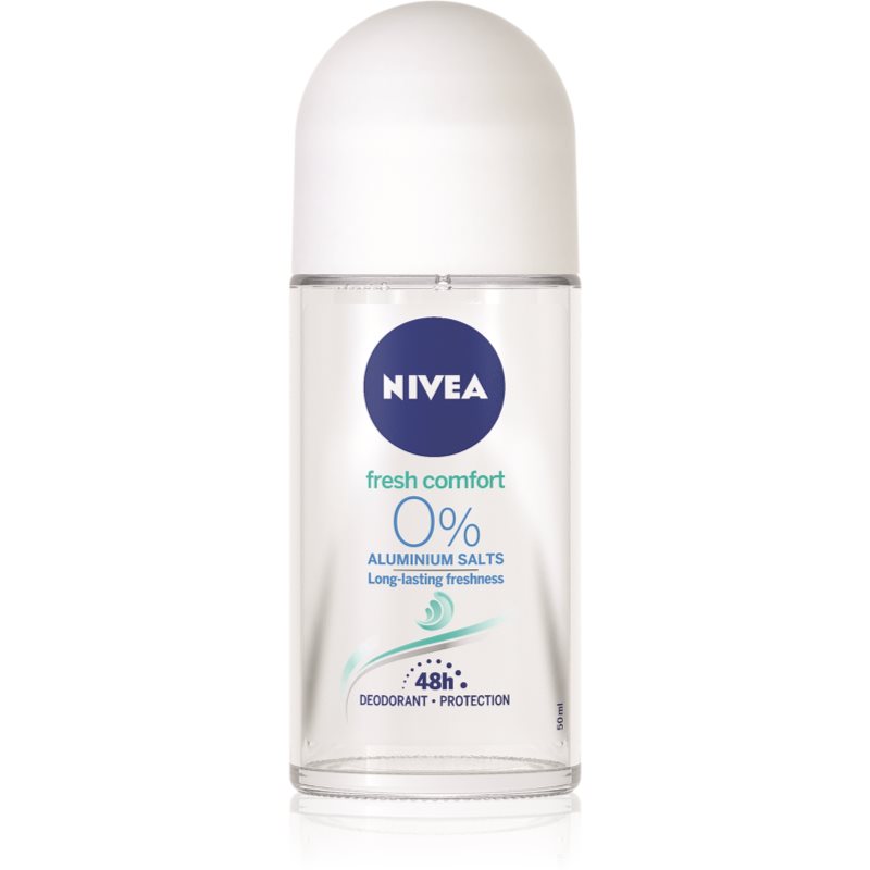 Nivea Fresh Comfort dezodorant roll-on bez obsahu hliníkových solí 48h 50 ml