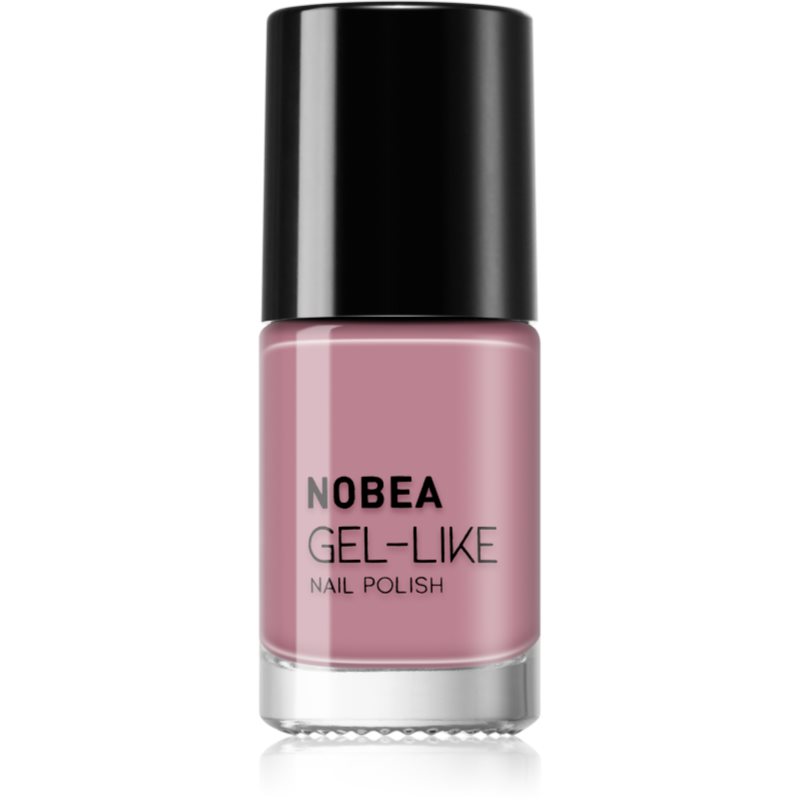 NOBEA Day-to-Day Gel-like Nail Polish lak na nechty s gélovým efektom odtieň Rouge N03 6 ml