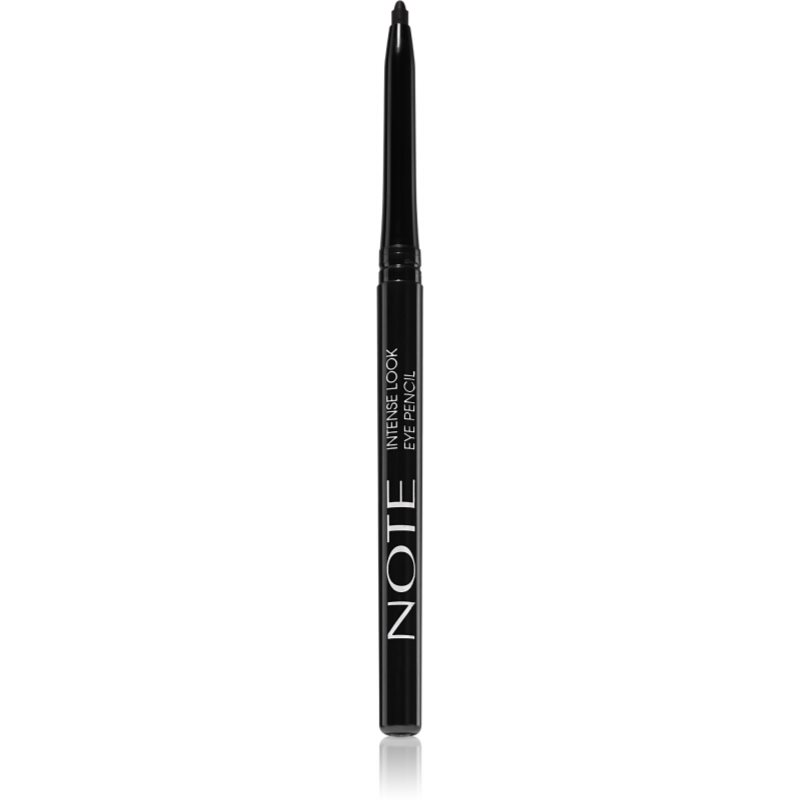 Note Cosmetique Intense Look vodeodolná ceruzka na oči Black 0,35 g