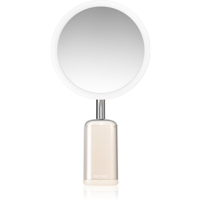 Notino Beauty Electro Collection Round LED Make-up mirror with a stand podsvietené kozmetické zrkadlo