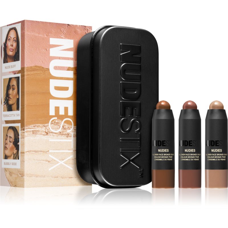 Nudestix Mini Soft  Warm Nudies sada dekoratívnej kozmetiky