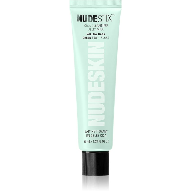 Nudestix Nudeskin Cica Cleansing Jelly Milk čistiaci a odličovací gél na upokojenie pleti 60 ml