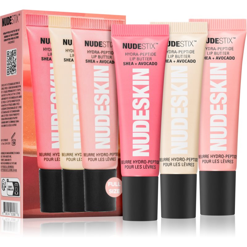 Nudestix Nudeskin Hydra-Peptide Lip Butter Tint Set darčeková sada (na pery)