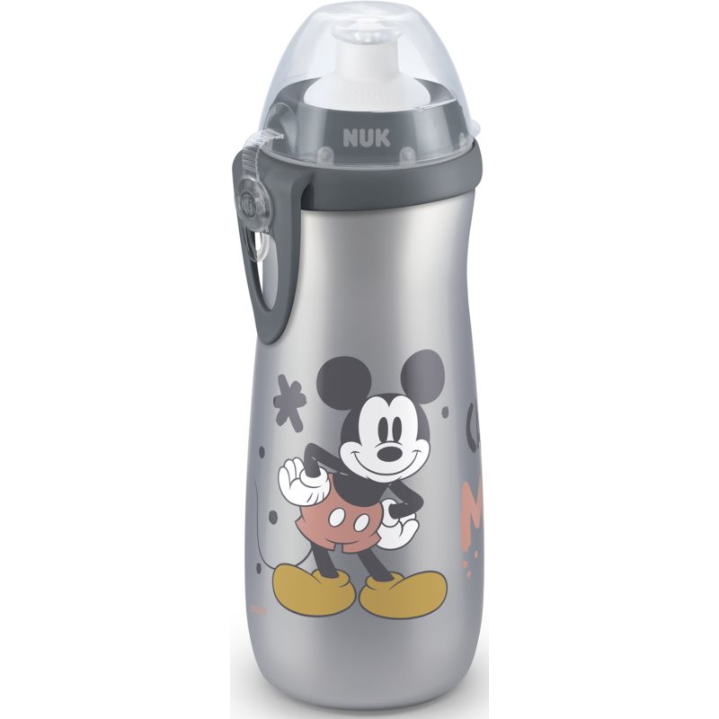 NUK First Choice Mickey Mouse detská fľaša 36m Grey 450 ml