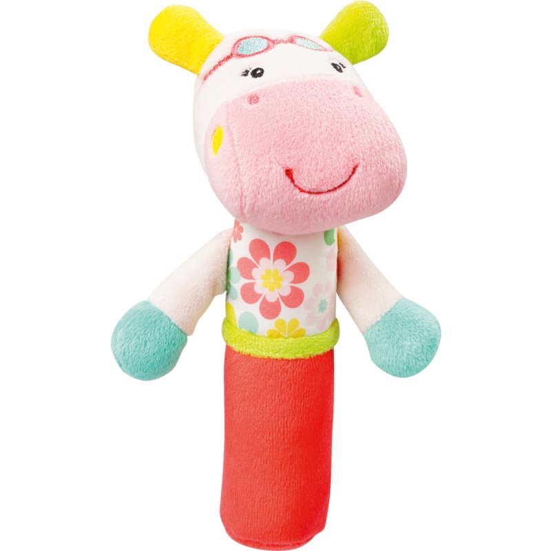 NUK Squeaky Toy Hippo hebká pískacia hračka 1 ks