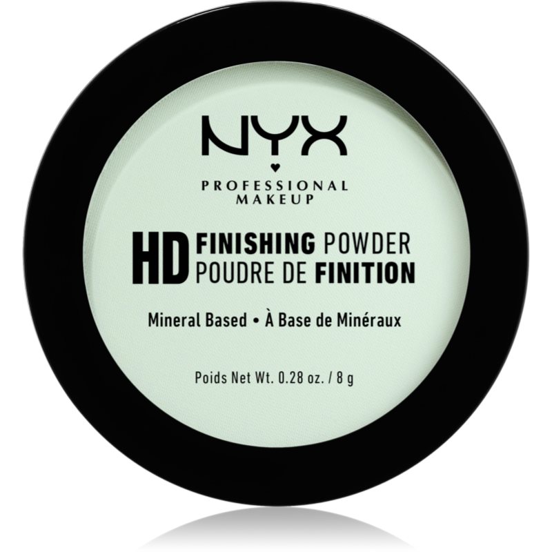 NYX Professional Makeup High Definition Finishing Powder púder odtieň 03 Mint Green 8 g
