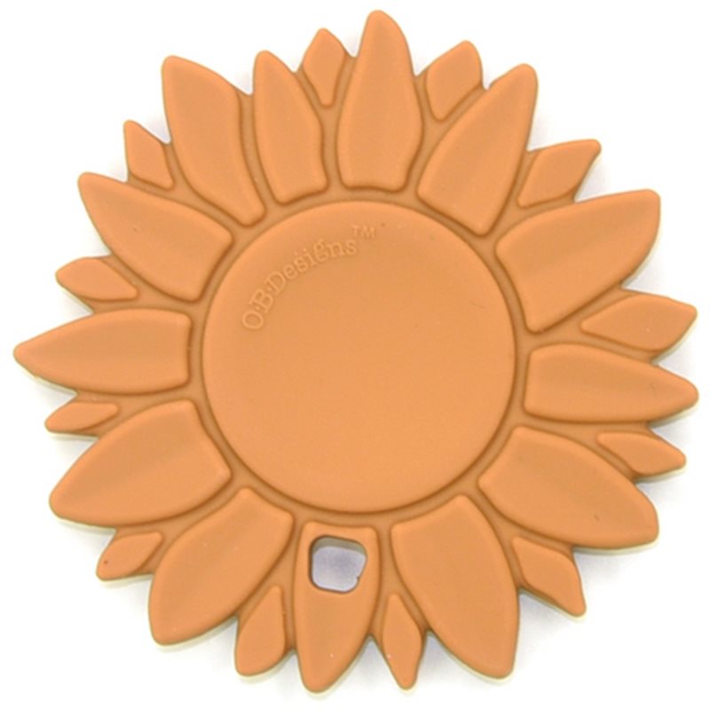 O.B Designs Sunflower Teether hryzadielko Ginger 3m 1 ks