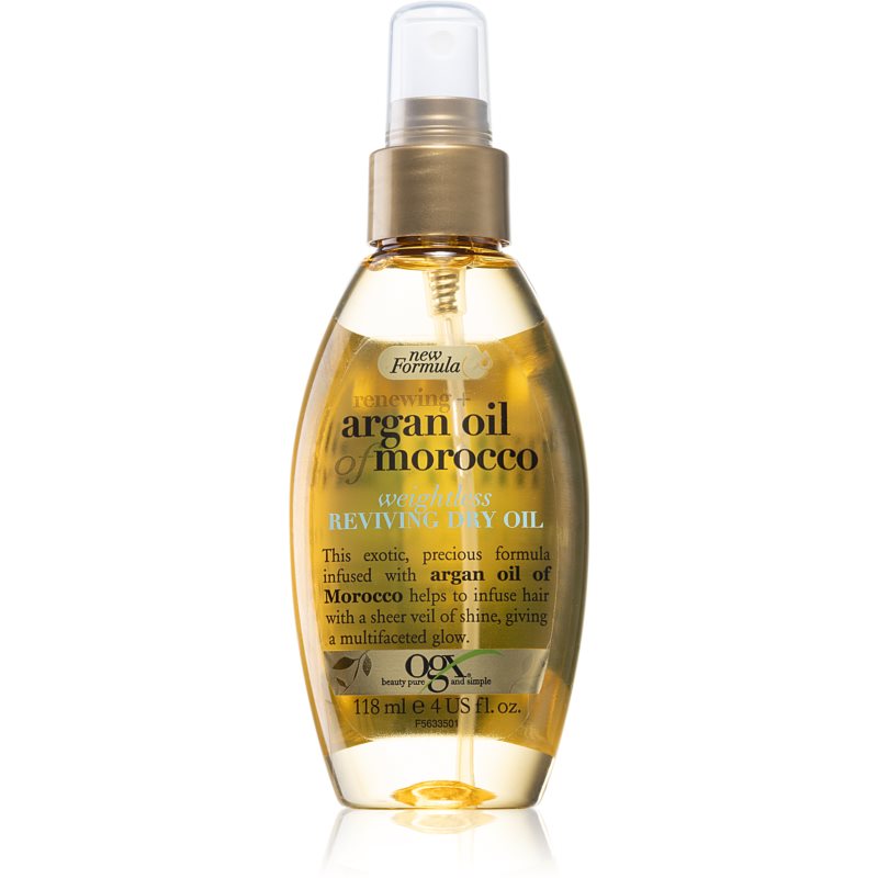 OGX Argan Oil Of Morocco luxusný suchý olej na vlasy 118 ml