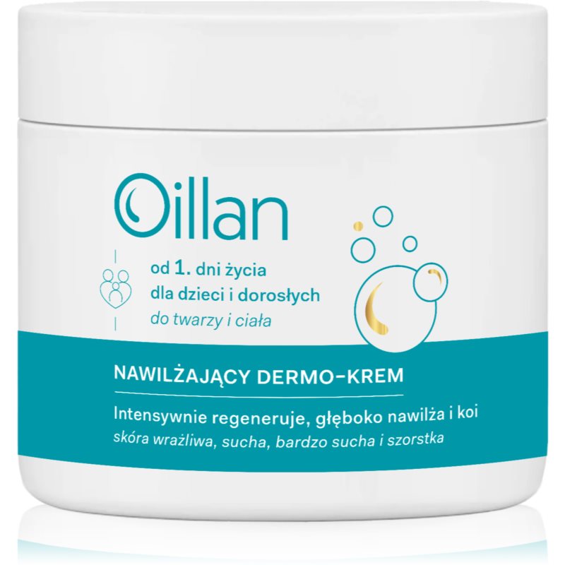 Oillan Derm Face and Body Cream hydratačný krém na tvár a telo pre deti od narodenia 500 ml