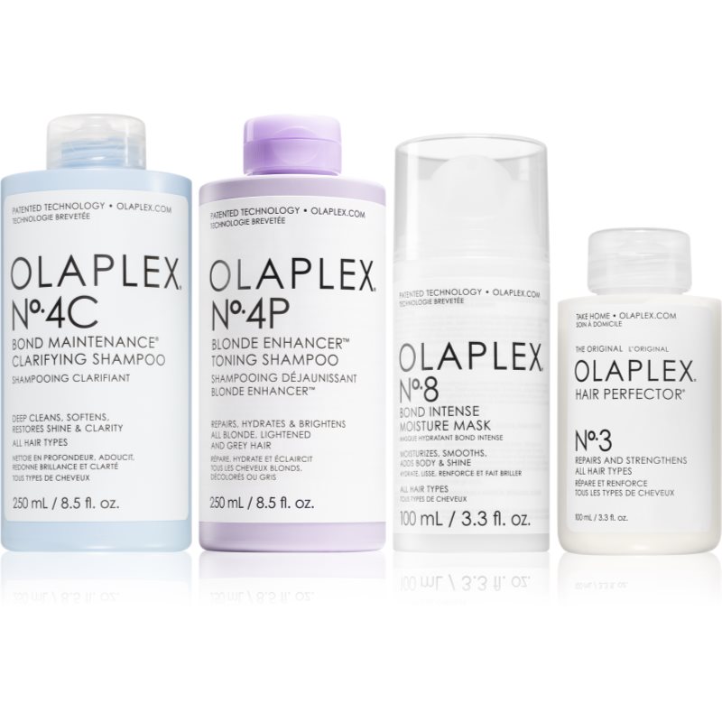 Olaplex The Ultimate Enhancing, Detoxing  Hydrating Kit for Blondes posilňujúca starostlivosť (pre blond vlasy)